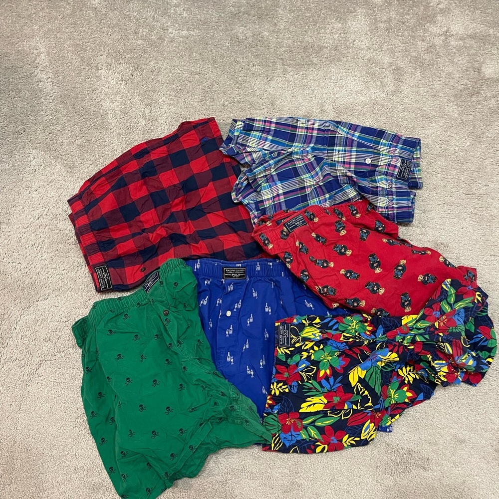 6 Ralph Lauren Boxers XL